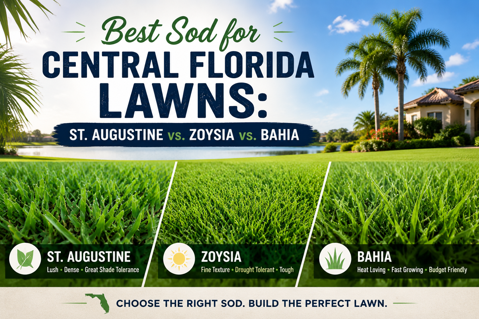 Best Sod for Central Florida Lawns