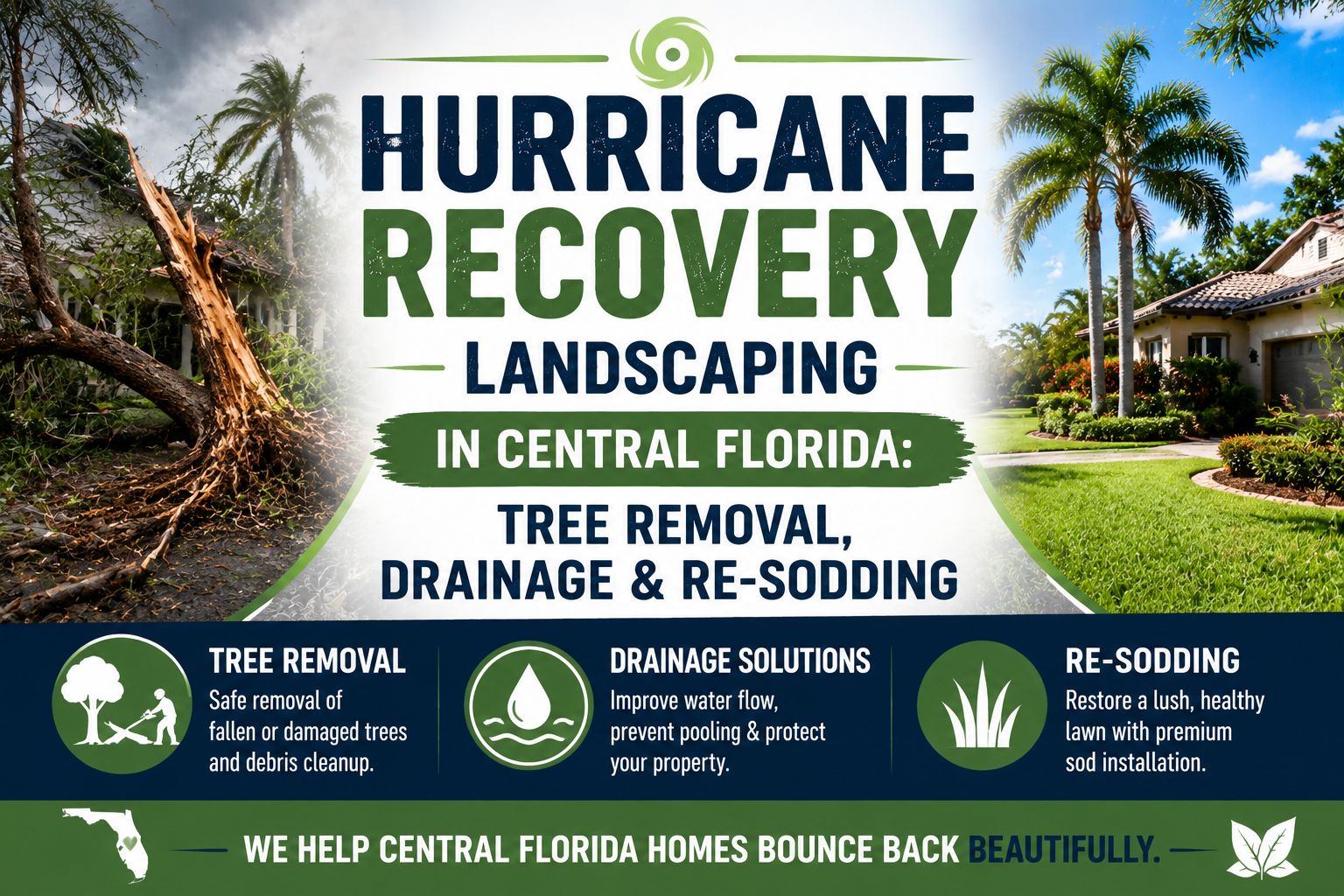 hurricane landscape cleanup
