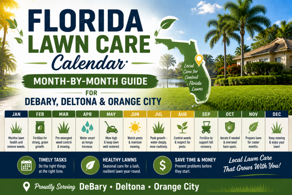 Florida lawn care schedule