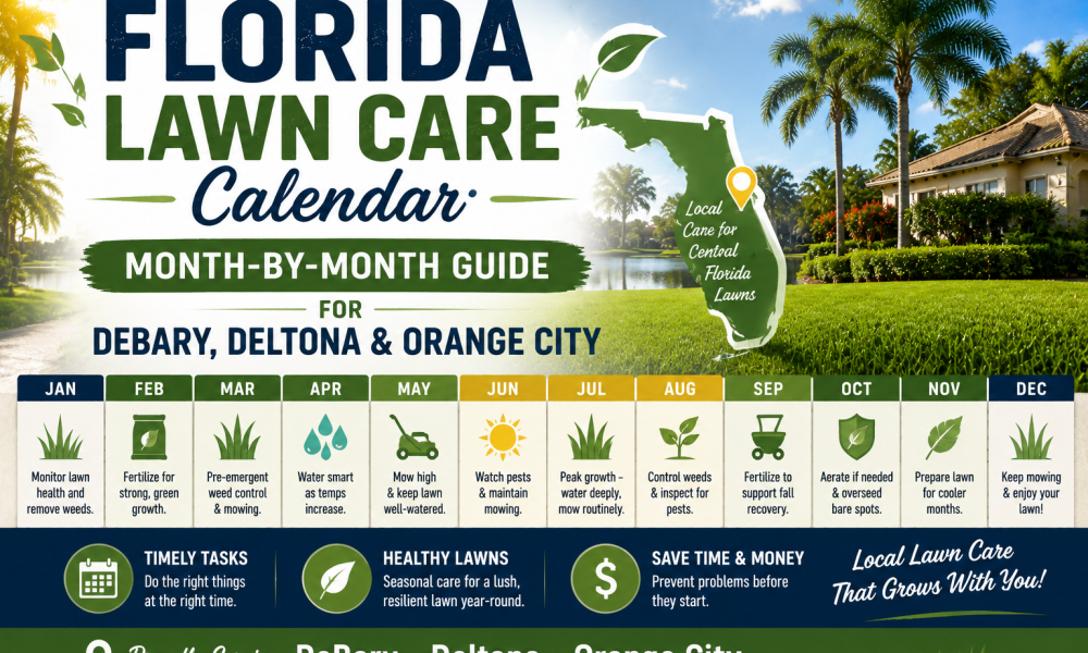 Florida lawn care schedule