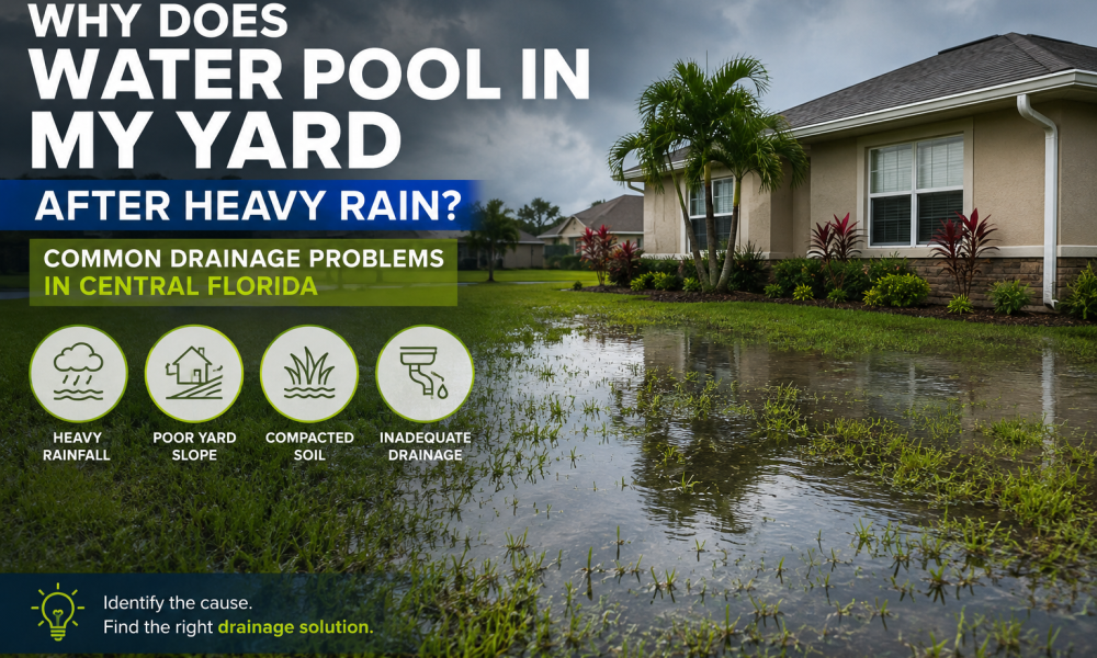 Why Does Water Pool in My Yard After Heavy Rain Common Drainage Problems in Central Florida